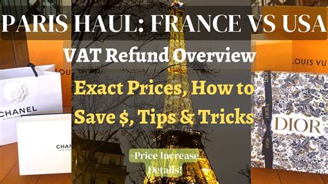 france chanel vat refund|traveling to europe vat refund.